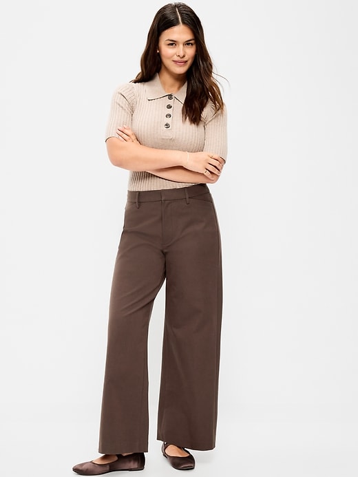 Image number 6 showing, High-Waisted Pixie Super Wide-Leg Pants