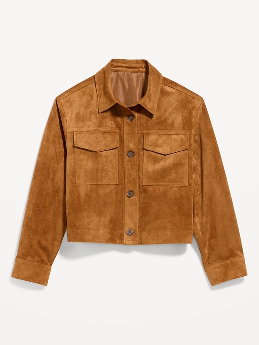 Image number 7 showing, Classic Faux-Suede Jacket