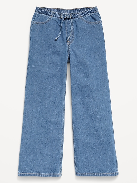 Image number 4 showing, Pull-On Super Baggy Wide-Leg Denim Jeans for Girls