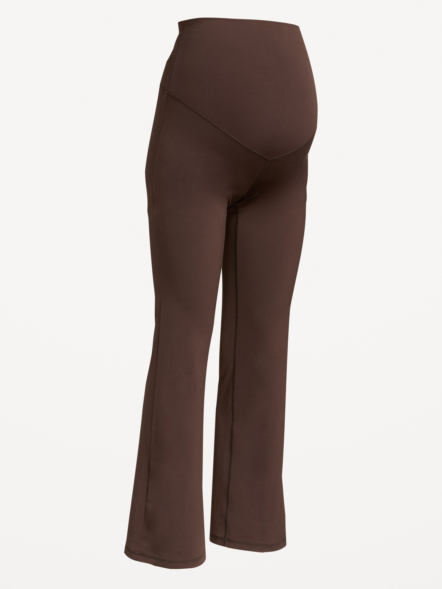 Женские леггинсы Old Navy Maternity Full-Panel StudioSmooth Flare, цвет: Чёрный кофейный — фото 2