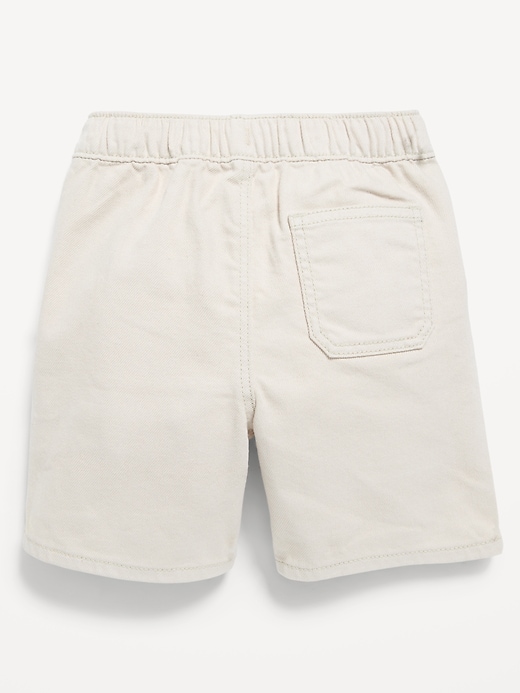 Image number 4 showing, Baggy Pull-On Jean Shorts for Toddler Boys