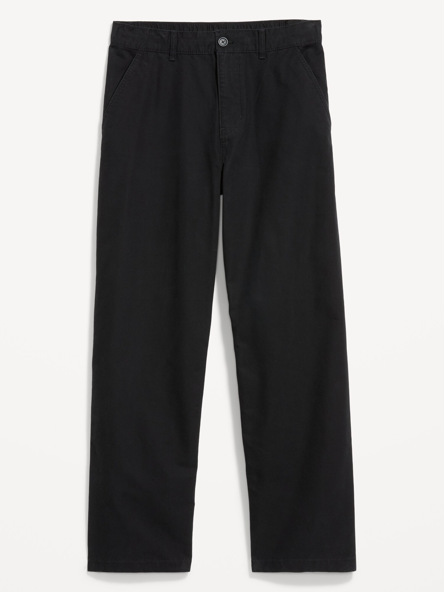 Мужские брюки Old Navy Baggy Workwear, цвет: Чёрный — фото 5
