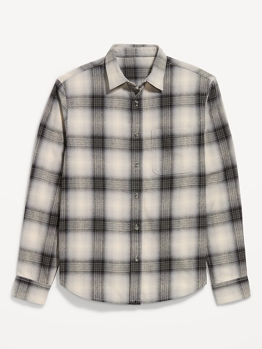Image number 2 showing, Relaxed Long-Sleeve Plaid Flannel Pocket Shirt