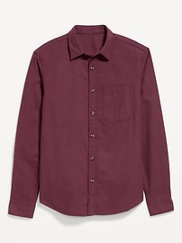 Image number 2 showing, Relaxed Long-Sleeve Flannel Pocket Shirt