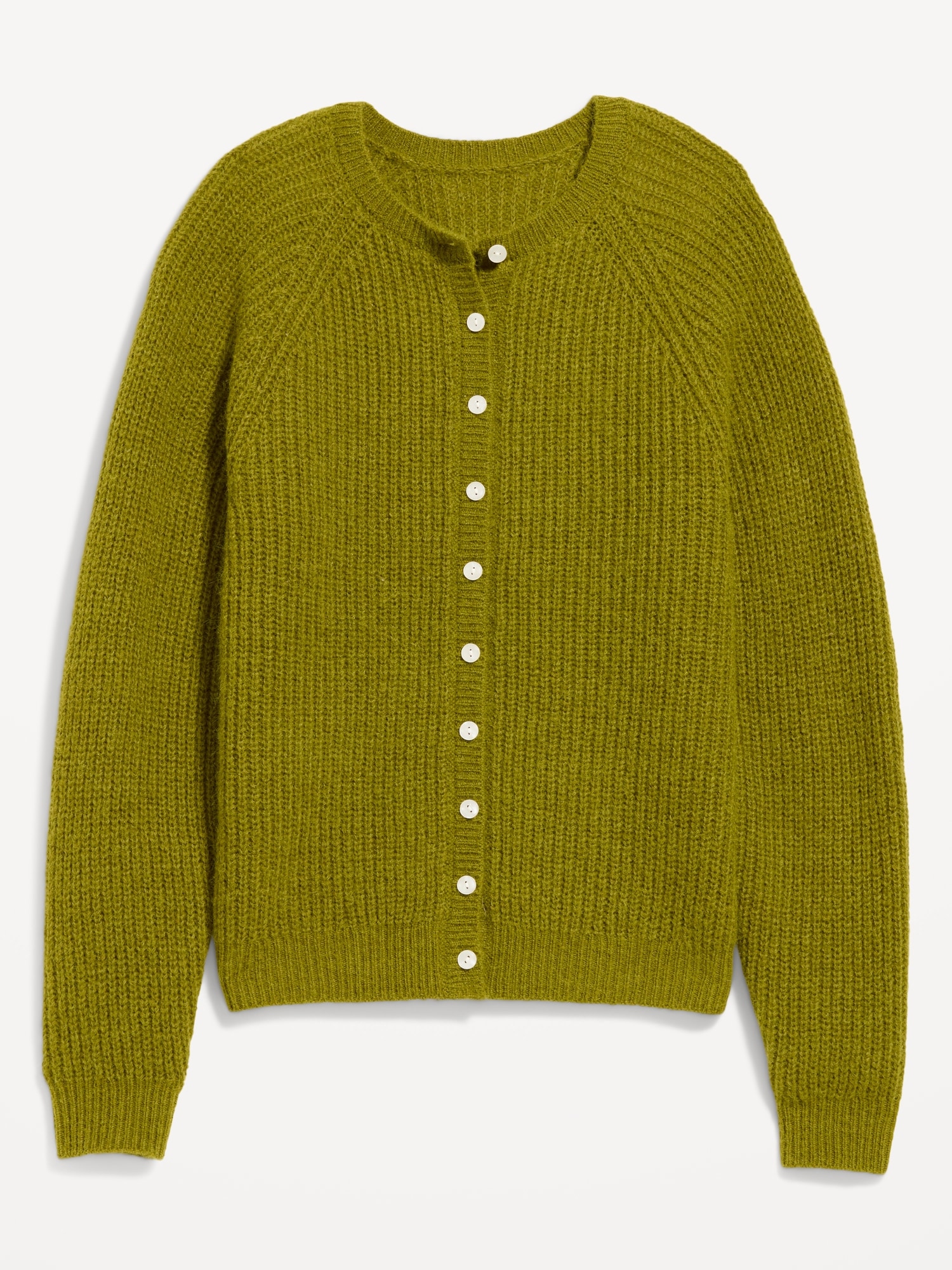 Cozy Slouchy Crew-Neck Cardigan