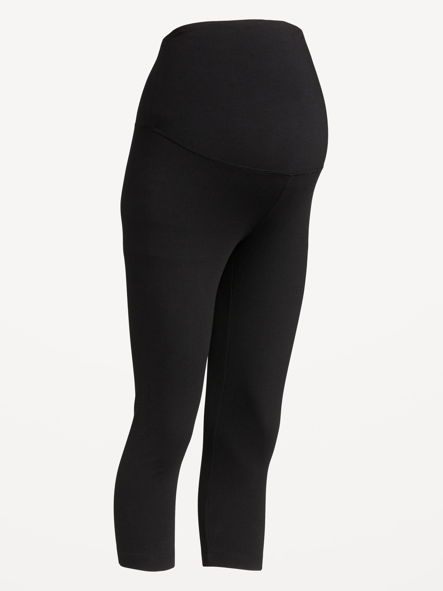 Maternity Full-Panel Cropped Leggings