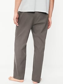 Image number 2 showing, Elastic-Waist Poplin Pajama Pant