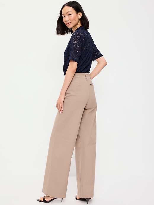 Image number 3 showing, High-Waisted Pixie Super Wide-Leg Pants
