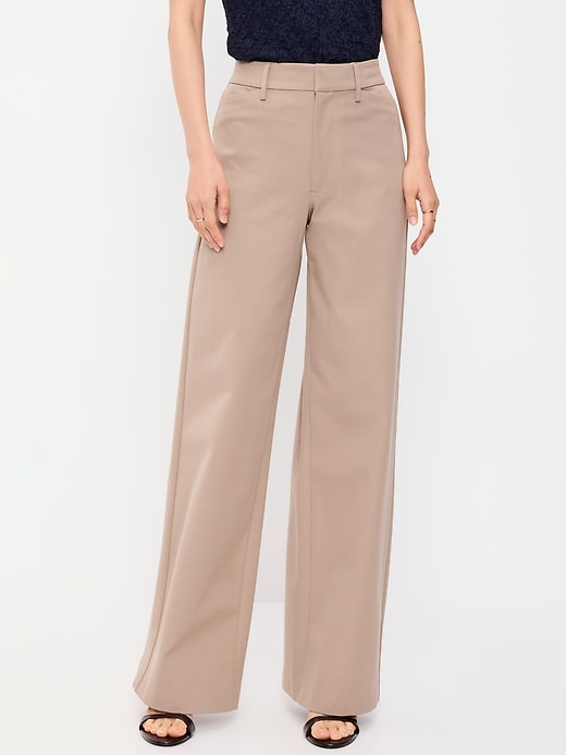 Image number 2 showing, High-Waisted Pixie Super Wide-Leg Pants