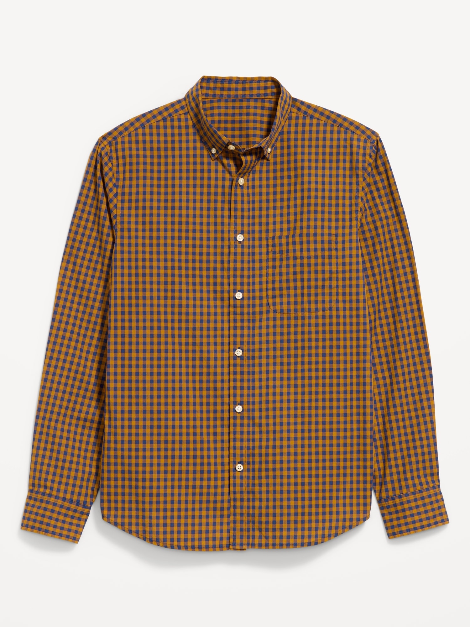 Classic Fit Everyday Plaid Poplin Shirt
