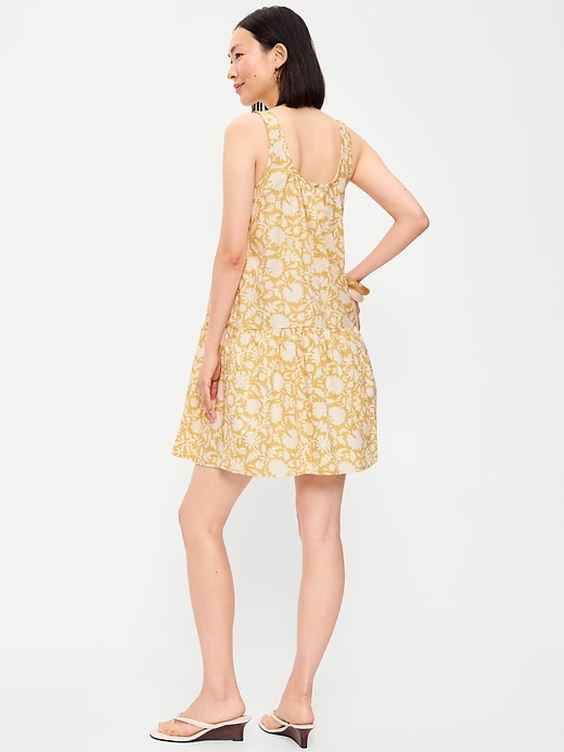 Image number 2 showing, Sleeveless Scoop-Neck Mini Swing Dress