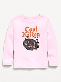 Image number 1 showing, Long-Sleeve Unisex Graphic T-Shirt for Toddler