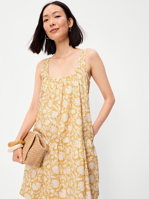 Image number 3 showing, Sleeveless Scoop-Neck Mini Swing Dress