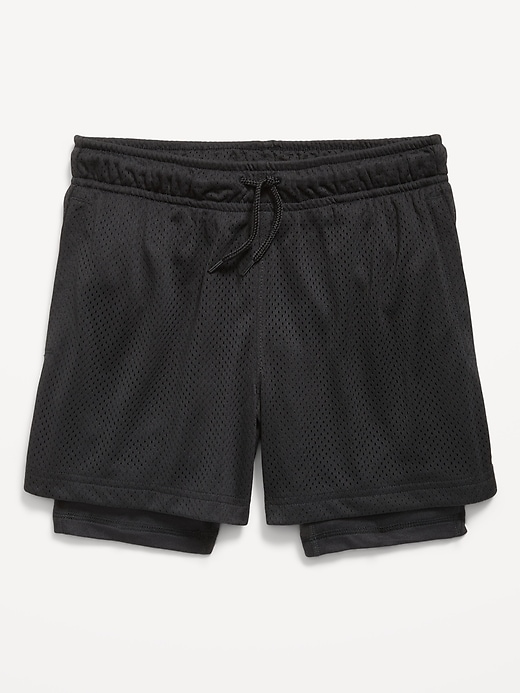 Image number 4 showing, 2-In-1 Mesh Performance Shorts for Boys