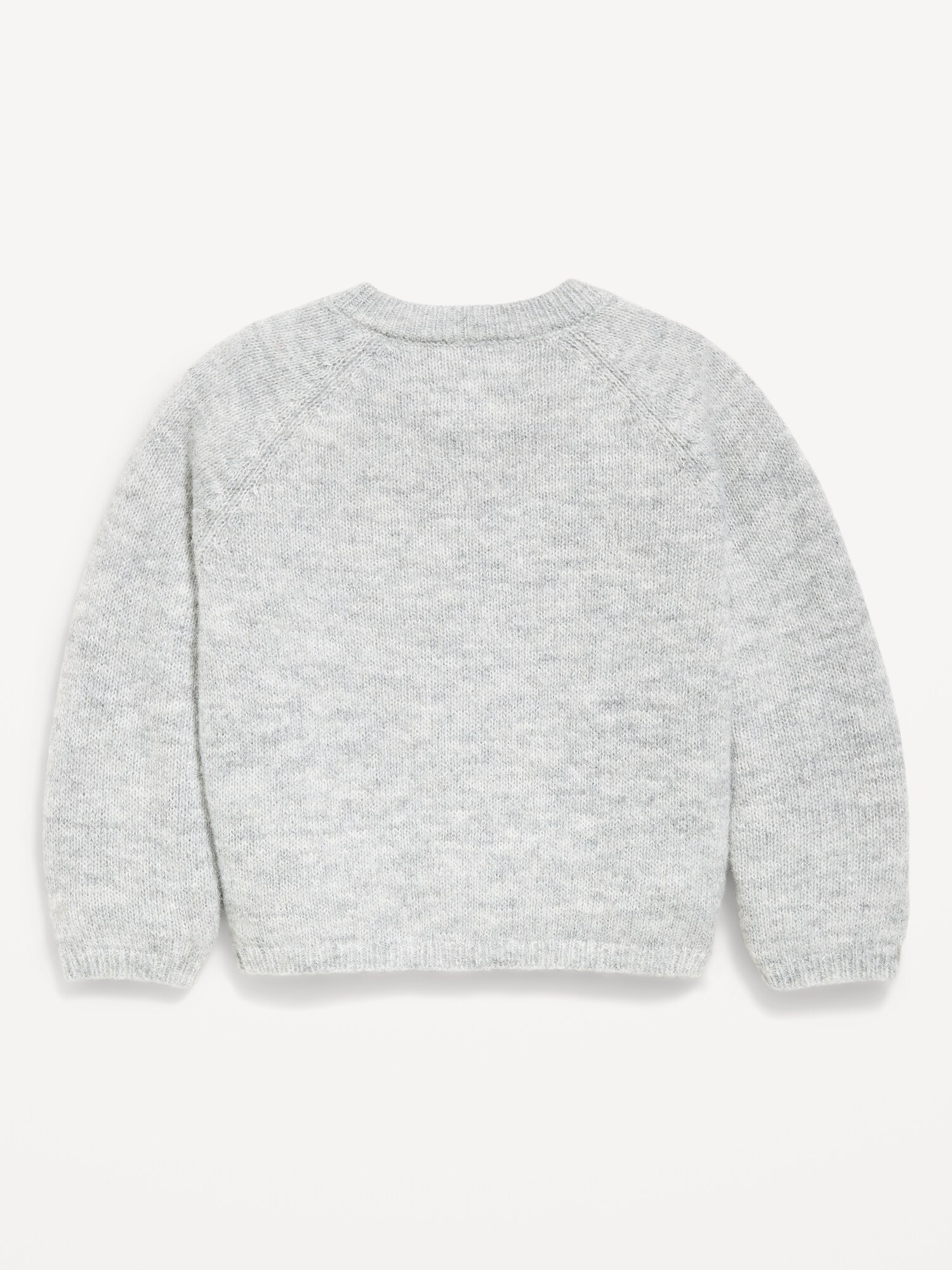 Кардиган Old Navy Graphic Cardigan Sweater для девочек-малышей, цвет: Средний серый меланжевый — фото 2