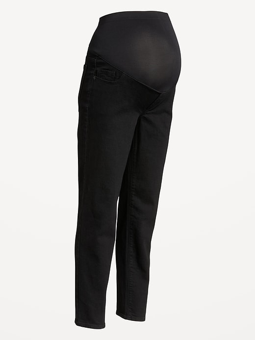 Image number 2 showing, Maternity Full-Panel OG Straight Jeans