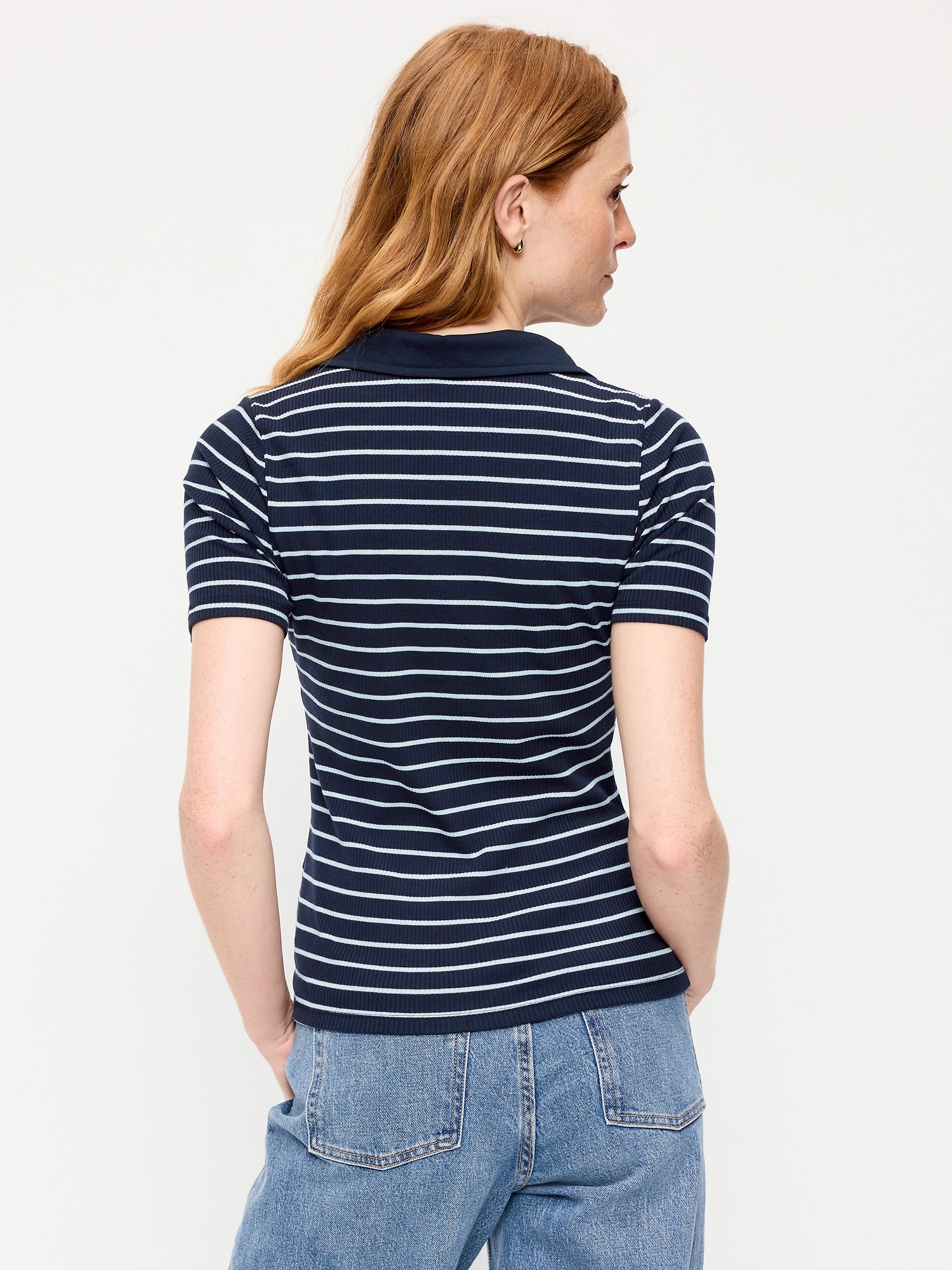 Keyhole Polo Top