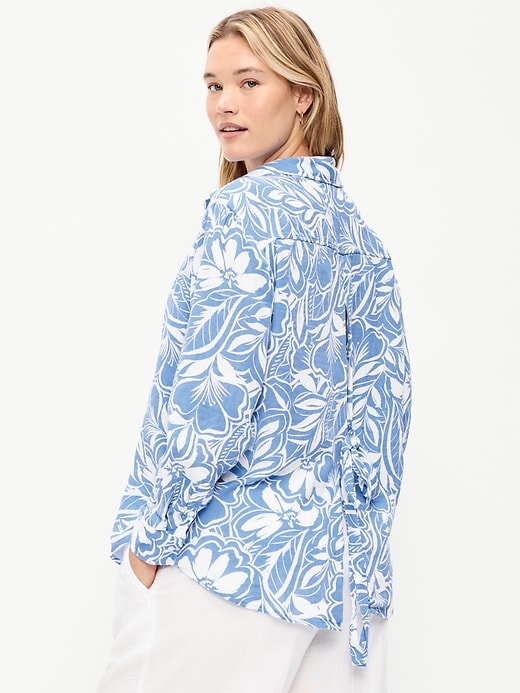 Image number 6 showing, Open-Back Button-Down Shirt