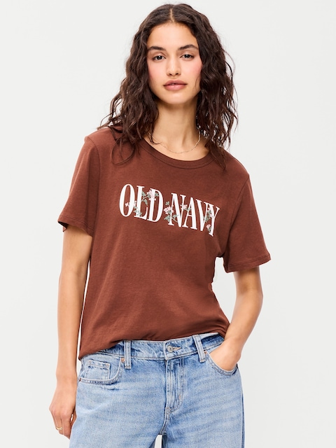 EveryWear Crew-Neck Logo-Graphic T-Shirt