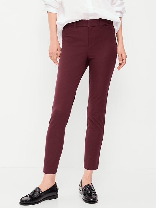 Image number 2 showing, High-Waisted Pixie Skinny Ankle Pants