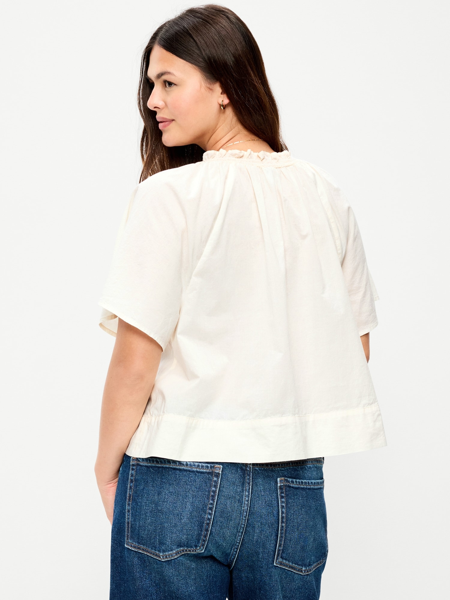 Loose Short-Sleeve Top