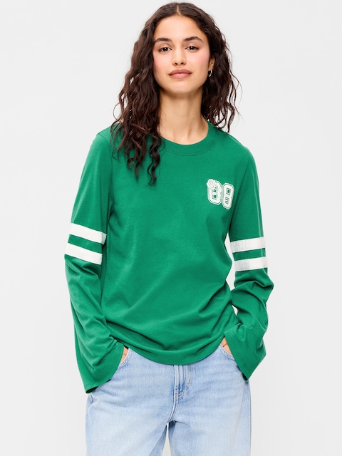 EveryWear Long-Sleeve Graphic T-Shirt