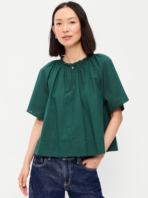 Loose Short-Sleeve Top
