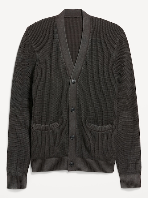 Washed Cardigan Sweater