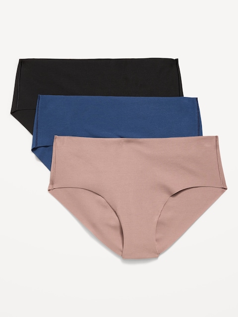 Mid-Rise Hipster Underwear 3-Pack