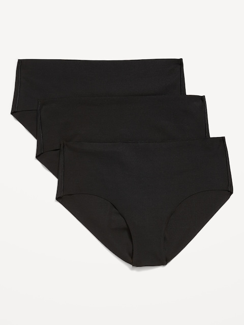 Mid-Rise Hipster Underwear 3-Pack