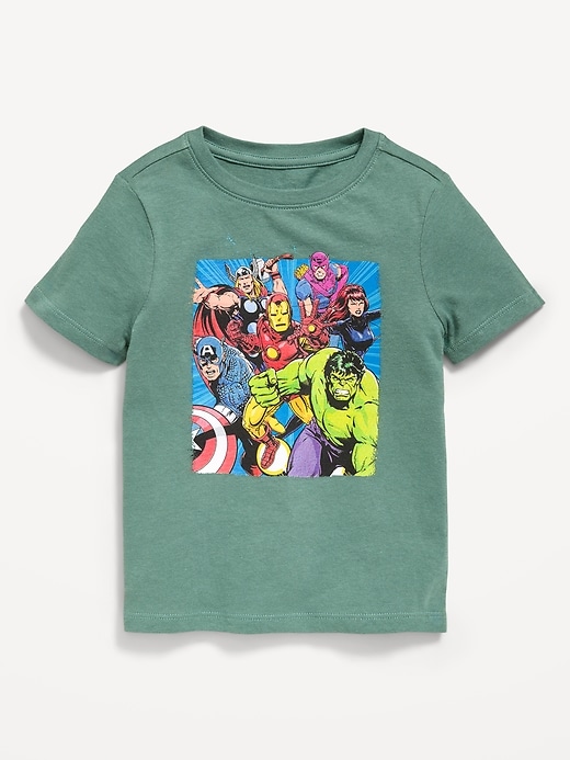 Image number 1 showing, Marvel™ Avengers Unisex Graphic T-Shirt for Toddler