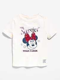 Image number 1 showing, Disney© Minnie Mouse Graphic T-Shirt for Toddler Girls