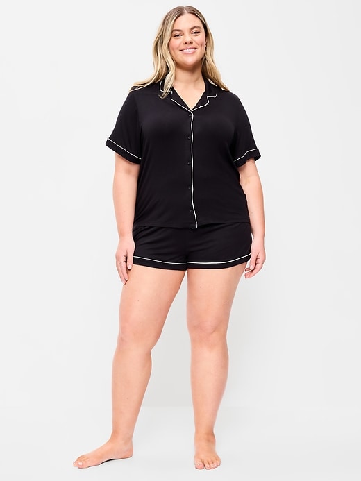 Image number 7 showing, Sunday Sleep Knit Jersey Short Set