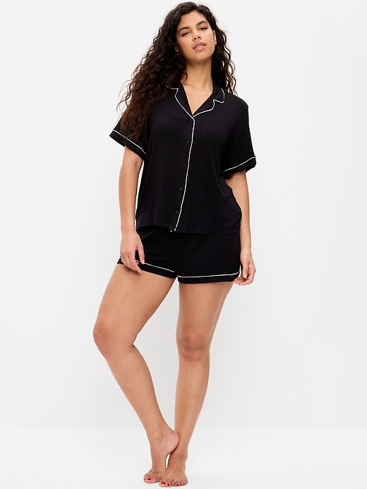 Image number 5 showing, Sunday Sleep Knit Jersey Short Set