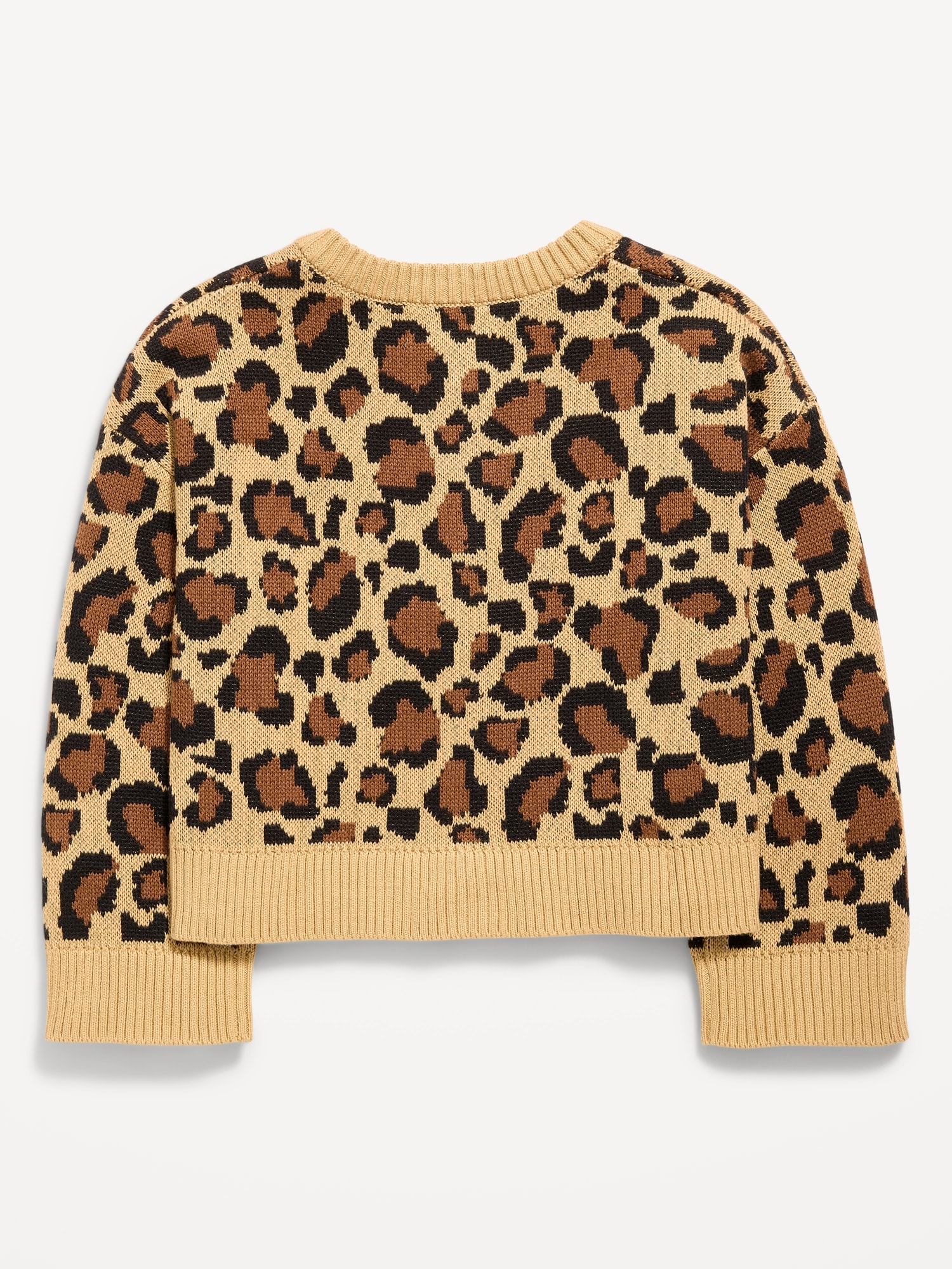 Cozy Button-Front Cardigan Sweater for Girls