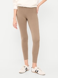 Image number 2 showing, High-Waisted Jersey Fashion Layering Leggings