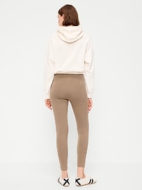 Image number 3 showing, High-Waisted Jersey Fashion Layering Leggings
