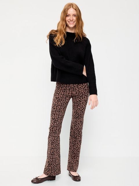 High-Waisted Fashion Flare Leggings