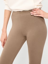 Image number 4 showing, High-Waisted Jersey Fashion Layering Leggings