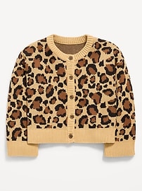 Image number 2 showing, Cozy Button-Front Cardigan Sweater for Girls