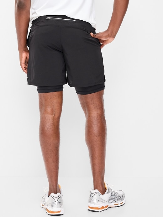 Image number 2 showing, 2-In-1 Performance Run Shorts -- 5-inch inseam