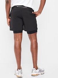 Image number 2 showing, 2-In-1 Performance Run Shorts -- 5-inch inseam