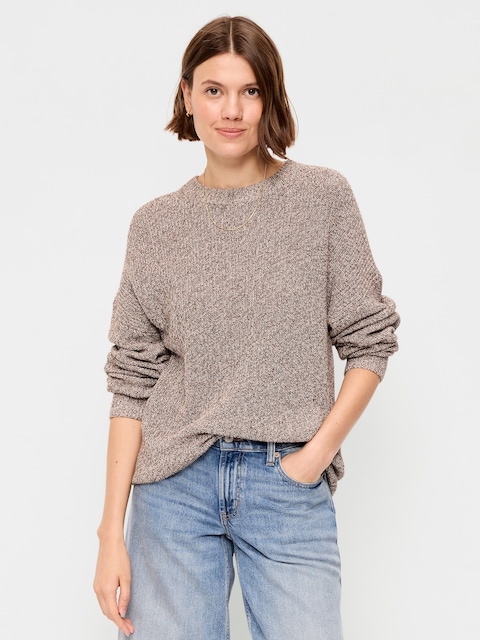 Seaside Cotton Shaker Tunic Sweater
