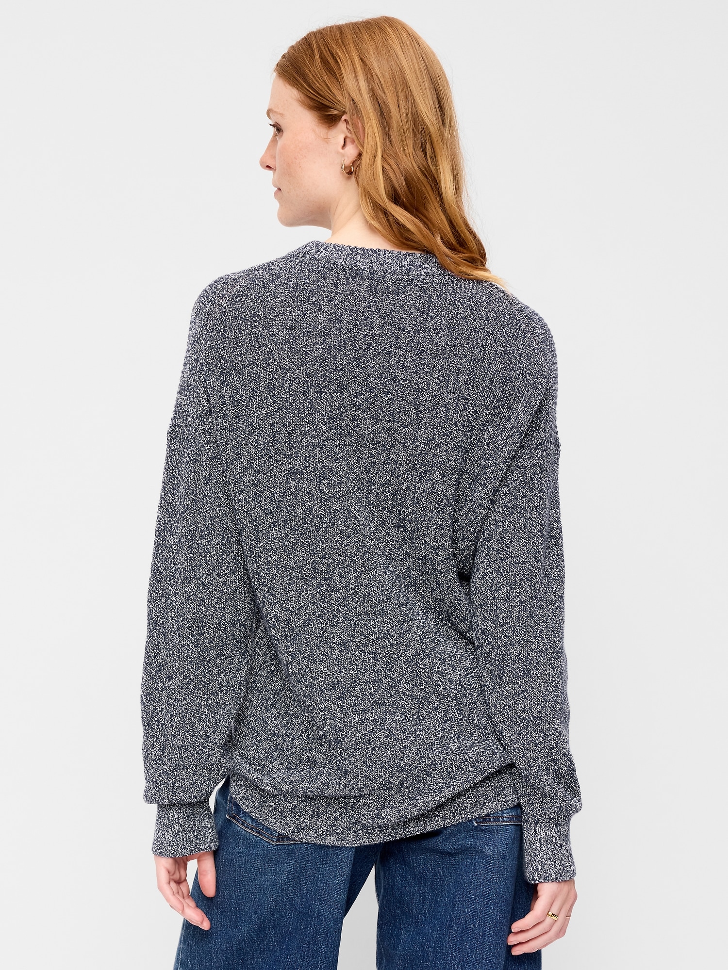 Seaside Cotton Shaker Tunic Sweater