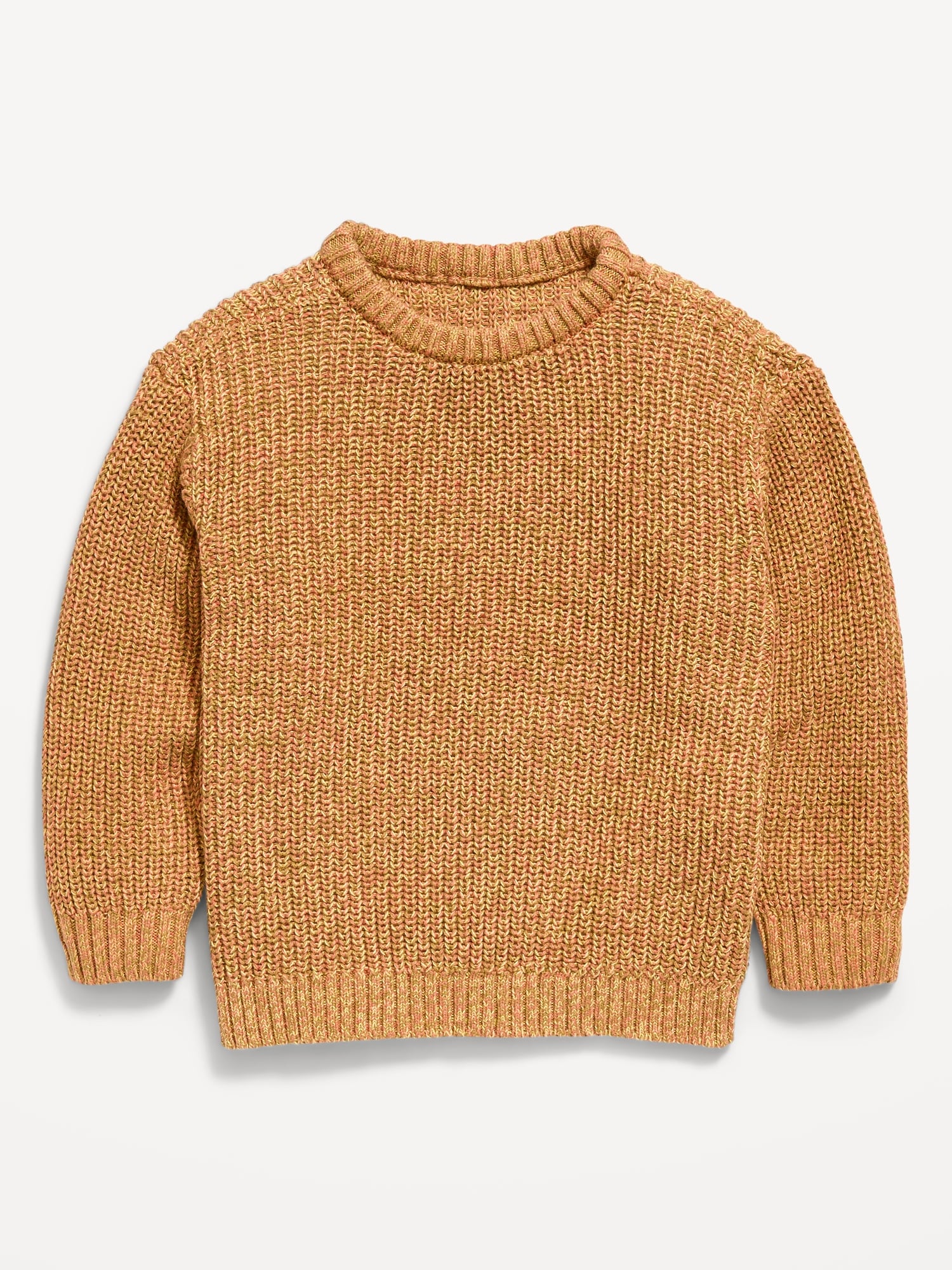 Oversized Long-Sleeve Sweater for Toddler Boys