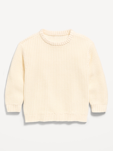 Oversized Long-Sleeve Sweater for Toddler Boys