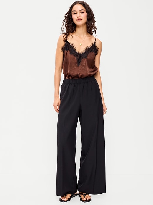 Image number 1 showing, High-Waisted Billie Wide-Leg Trouser