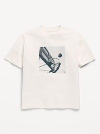 Image number 1 showing, Oversized Short-Sleeve Graphic T-Shirt for Boys