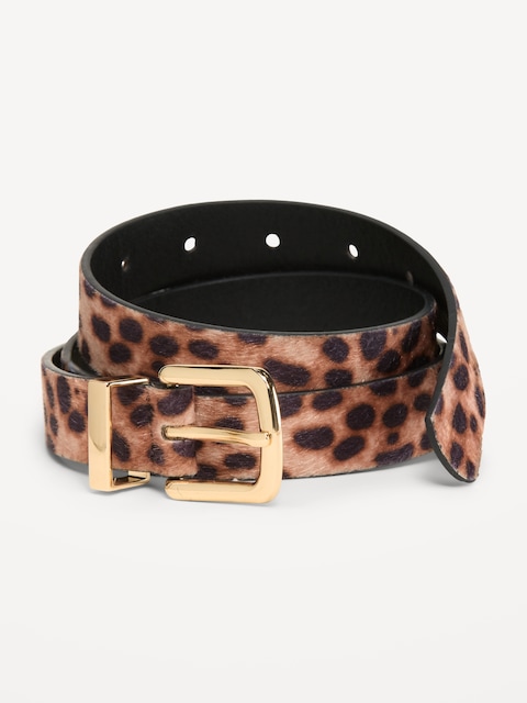 Classic Pony Hair Belt