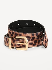 Image number 1 showing, Classic Pony Hair Belt